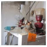 Rough Vintage Glass Lamps