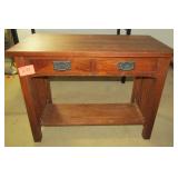 Table w/ 2 Drawers 26" x 35" x 18" Has Scratches