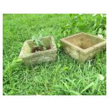 2 Concrete Planters