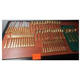 Flatware 12 Of Each Piece & 4 Serving Pieces