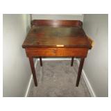 Wood Desk 37" T x 31" W x 27" D
