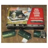 Coleman Grill & 3 Propane Tanks