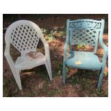 2 Plastic Chairs