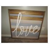 Love Wall Art 36" T x 36" W