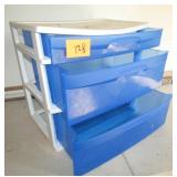 Sterilite 3 Drawer Storage 20" T x 22" W