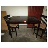 Table w/ Butterfly Leaf & 2 Chairs