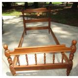 Wood Twin Size Bed Frame