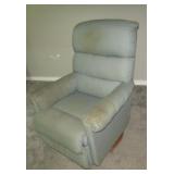 Blue Swivel Rocker Recliner