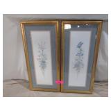 2 Pc Bertrand Floral Wall Art 2 Pc Bertrand Floral Wall Art