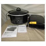 Crockpot & George Foreman Grill Crockpot & George Foreman Grill
