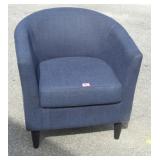 Blue Upholstered Chair 31" T x 30" W x 26" D Blue Upholstered Chair 31" T x 30" W x 26" D