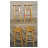 4 Barstools 24" T 4 Barstools 24" T