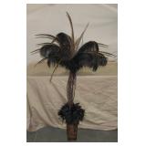 Pheasant & Ostrich Feather "Plant/Tree" Pheasant & Ostrich Feather "Plant/Tree"