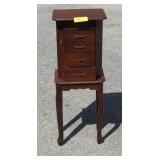 Small Jewelry Armoire 34" T Small Jewelry Armoire 34" T
