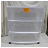 White Rolling Storage Cabinet White Rolling Storage Cabinet