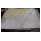 Vintage Beaufort Inlet Map Vintage Beaufort Inlet Map