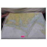 Vintage Beaufort Inlet Map 35" x 46" Vintage Beaufort Inlet Map 35" x 46"