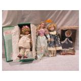 4 Porcelain Dolls