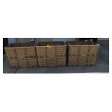 6- Folding Plastic Crates