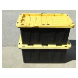 2-  17 Gal Storage Tubs w/ Lids