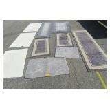 Large Lot Bathmats Some Wear