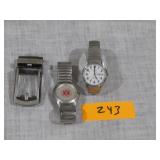 2 Watches & Belt Buckle First Watch Personalized