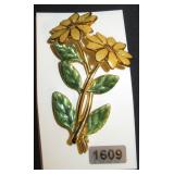 sunflower brooch