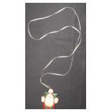 Resin heart and face pendent