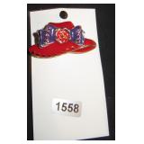 red hat society brooch