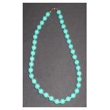 a turquoise bead necklace