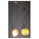 light up pumkin necklaces