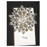 Clear gemstone snowflake