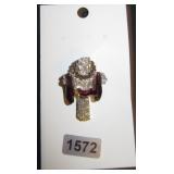 Cross with halo and robe