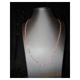 Marked Sh oval link necklace