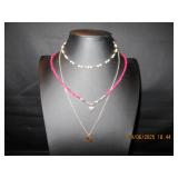 3 necklaces
