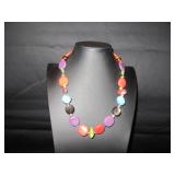 Nice multi colored bead necklace