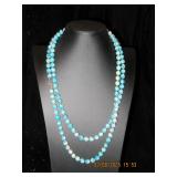 Long plastic blue & white