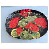 Certified International Floral Serving Platter
