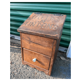Wooden Taters N Onions Storage Bin with Drawer