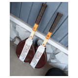 Pair of Wilson Jack Kramer Autograph Tennis Rackets with Covers