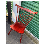 Spindle Back Wooden Dining Chair