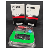 Assorted Chainsaw Chain Lot: Oregon 33SL 078G and Craftsman 18-inch S62