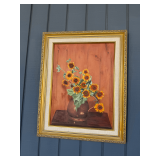 Madeline Magee Sunflower Still Life Oil Painting