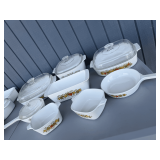 Collection of Corning Ware Spice of Life Bakeware