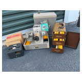 TDC Headliner 303 Slide Projector with Baja Slide File and Leitz Voltage Regulator