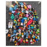 Assorted Mixed Lot of Children's Plastic Character Figures and Accessories