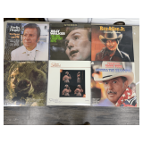 Collection of Six Country Music Vinyl Records