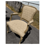 French Provincial Style Upholstered Armchair