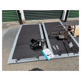 BedTech BTX4 Adjustable Bed Base with Side Rail and Remotes