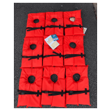 Fluid Aquatics Type II Personal Flotation Devices, Set of Nine